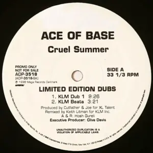 Ace Of Base – Cruel Summer (Limited Edition Dubs)