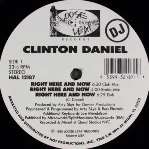 Clinton Daniel – Right Here And Now
