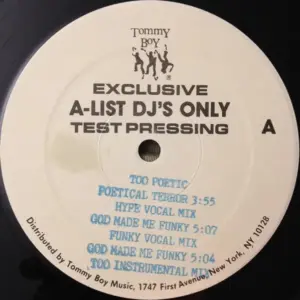 Too Poetic – Poetical Terror / God Made Me Funky