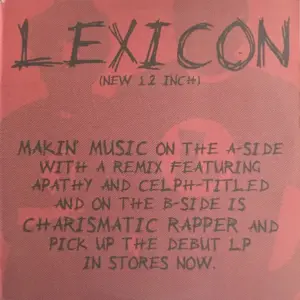 Lexicon (3) – Makin' Music