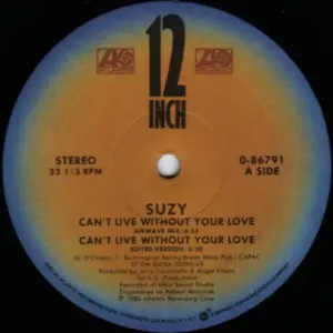 Suzy Q – Can't Live Without Your Love