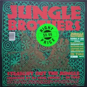 Jungle Brothers – Black Is Black / Straight Out The Jungle (Remixed By DJ Soul Shock) + In Time