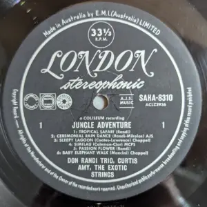 Don Randi Trio / Curtis Amy / Exotic Strings, The – Jungle Adventure In Music And Sound