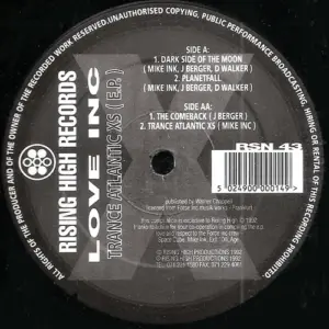 Love Inc. – Trance Atlantic XS (E.P.)