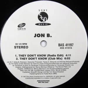 Jon B – They Don't Know
