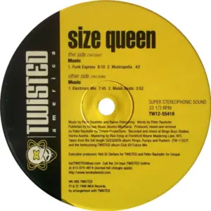 Size Queen – Music