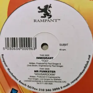 Immigrant / Mr. Funkster – Too / Housarockin'