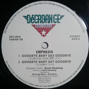 Emphasis (6) / Manipulator, The – Goodbye Baby Say Goodbye / Do Ya Wanna Party