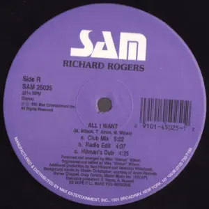 Richard Rogers – All I Want