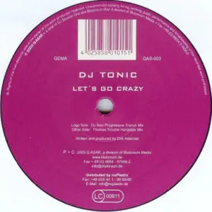 DJ Tonic (2) – Let's Go Crazy