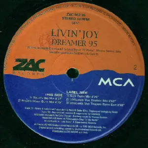 Livin' Joy – Dreamer 95