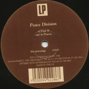 Peace Division – Faze K / In Peacez