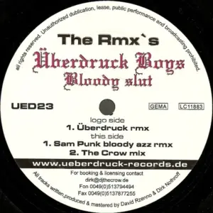 Überdruck Boys – Bloody Slut (The Remixes)