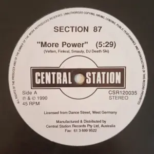 Section 87 / Deejays United – More Power / Dance Computer One