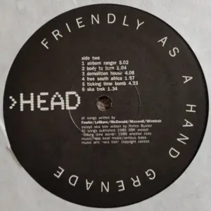 Tackhead – Friendly As A Hand Grenade