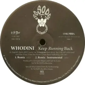 Whodini – Keep Running Back