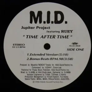 Jupiter Project Featuring Ruey – Time After Time