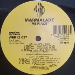 Marmalade – Mi Piace