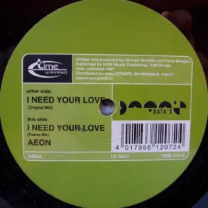 Data's – I Need Your Love