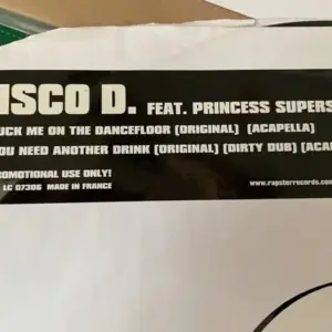 Disco D Feat. Princess Superstar – Fuck Me On The Dancefloor