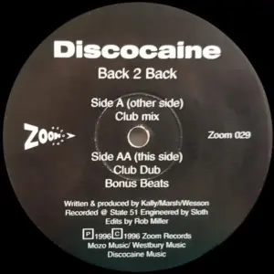 Discocaine – Back 2 Back