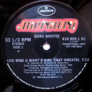Duke Bootee – Live Wire (I Want A Girl That Sweats)
