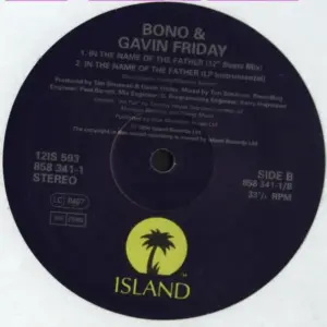 Bono & Gavin Friday – In The Name Of The Father