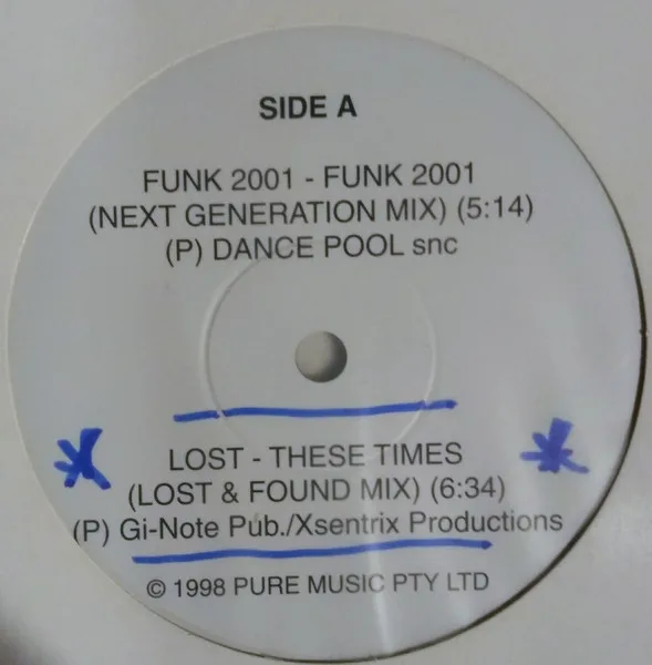 Funk 2001, Lost (2), Martin Parker – Funk 2001 / These Times / I Won't Let You