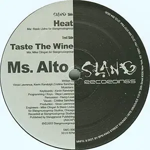 Ms. Alto – Taste The Wine / Heat