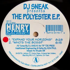 DJ Sneak – The Polyester E.P.