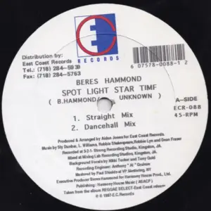 Beres Hammond / Dean Fraser – Spot Light Star Time / Instrumental