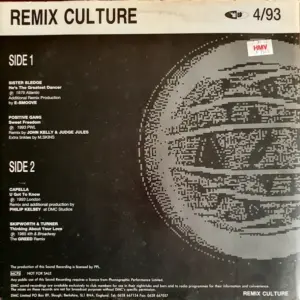 Various – Remix Culture 4/93