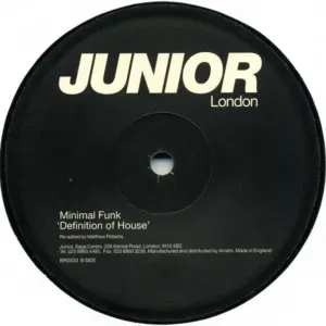 Minimal Funk – Definition Of House