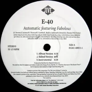 E-40 – Automatic / Rep Yo City