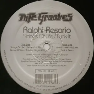 Ralphi Rosario – Strings Of Life / Funk It