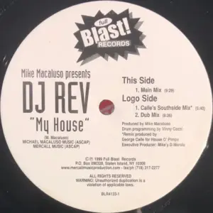 Mike Macaluso Presents DJ Rev (2) – My House