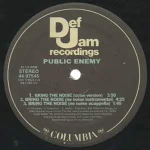 Black Flames, The / Public Enemy – Are You My Woman? / Bring the Noise (From Less Than Zero)