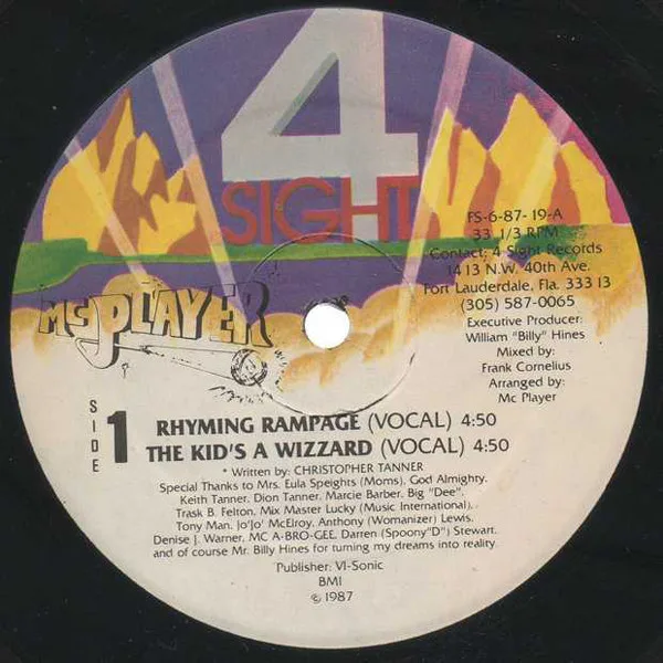 MC Player – Rhyming Rampage / The Kid's A Wizzard