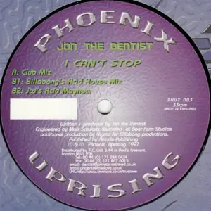 Jon The Dentist – I Can't Stop