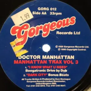 Dr. Manhattan – Manhattan Trax Vol 3 EP