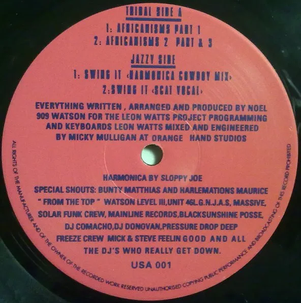 Noel Watson – Africanisms / Swing It