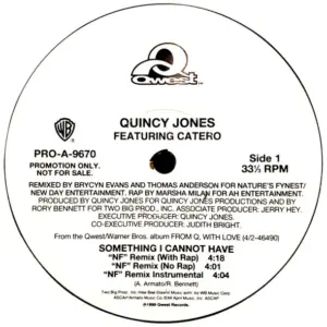 Quincy Jones Featuring Catero – Something I Cannot Have