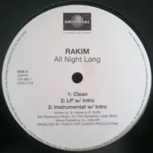 Rakim – All Night Long