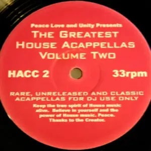Various – The Greatest House Acappellas Volume Two