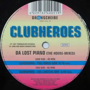 Clubheroes – Da Lost Piano (The House-Mixes)