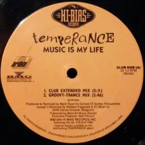 Temperance – Music Is My Life