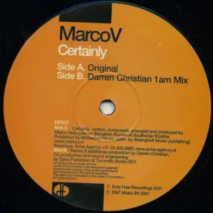 Marco V – Certainly