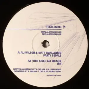 Ali Wilson & Matt Smallwood / Ali Wilson – Party People / IPA