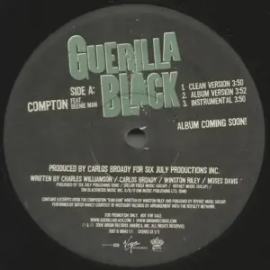 Guerilla Black Feat. Beenie Man – Compton / Trixx