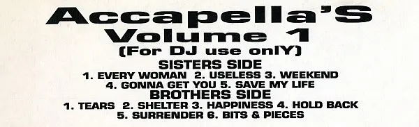 Various – Accapella's Volume 1